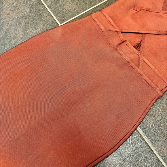 House of CB Rust Midi Dress - Picture 8 of 14